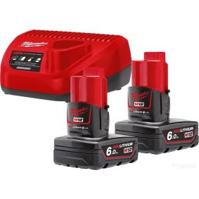 Аккумулятор с зарядным устройством для инструмента Milwaukee M12 NRG-602 (4933451903)