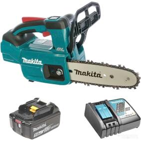 Аккум. пила цепная MAKITA LXT DUC204RT 8"/20см, 3/8", 1,1мм, 24м/с, XPT