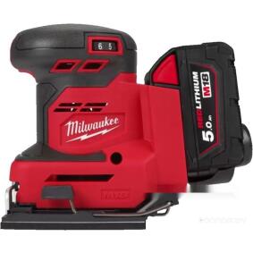 Виброшлифмашина Milwaukee M18 BQSS-502B 2АКБ сумка (4933479967)