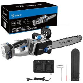 Пила цепная аккумуляторная DEKO DKCHS 40 PRO 083-2002