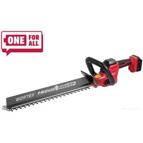 Аккум. кусторез WORTEX DB 5018 ALL1 XLT SOLO 18В, 500 мм, шаг 17 мм
