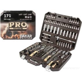 Набор головок и бит 171пр. 1/4",3/8",1/2" PRO STARTUL DAKAR (PRO-171DK)