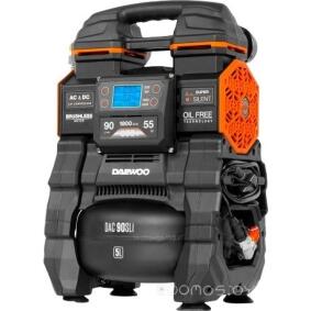 Компрессор аккумуляторный 21В / 220В DAEWOO DAC 90S Li SET