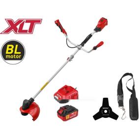 Триммер аккум. WORTEX TB 2418 AT XLT SET БЕСЩЁТ., 18В, шир.скаш.340/255 мм леска/нож