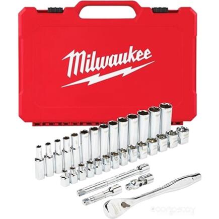 Набор трещотка с головками Milwaukee 4932464945