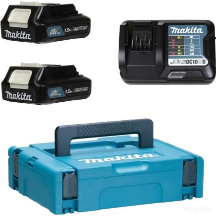 Аккумулятор с зарядным устройством BL1016 + DC10WD (12В/1.5 Ah + 10.8-12В)