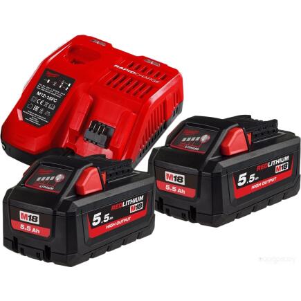 Аккумулятор с зарядным устройством для инструмента Milwaukee M18 HNRG-552 (4933464713)