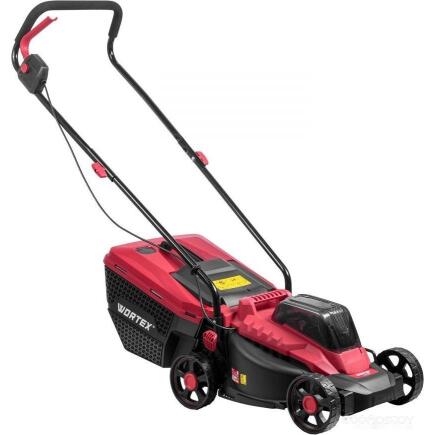 Газонокосилка аккумуляторная WORTEX CLM 3336 в кор. ALL1 XLT SOLO БЕСЩЁТ.ДВИГ., 18В+18В, шир.330 мм