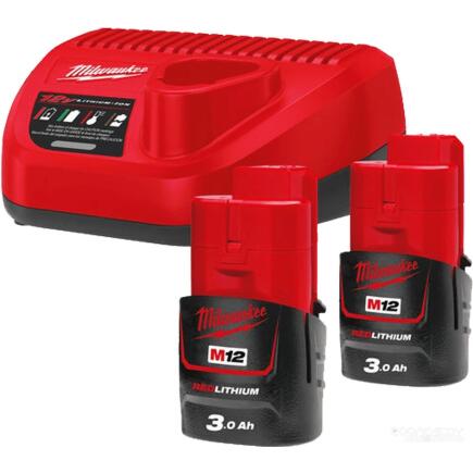 Аккумулятор с зарядным устройством для инструмента Milwaukee M12 NRG-302 (4933451902)