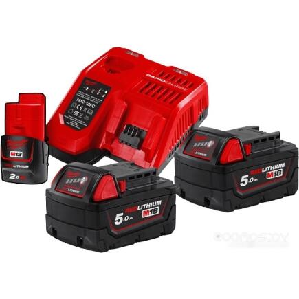 Аккумулятор с зарядным устройством для инструмента Milwaukee M18 NRG-502 (4933459217)