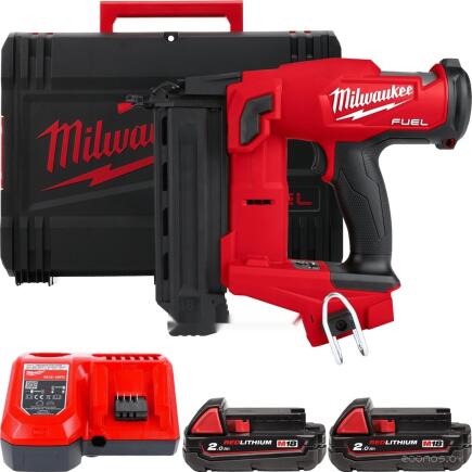 Аккумуляторный гвоздезабиватель Milwaukee M18 FN18GS-202X (4933471407)