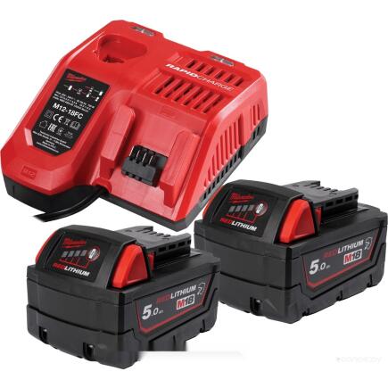 Аккумулятор с зарядным устройством для инструмента Milwaukee M18 NRGCR-502 (4932479831)