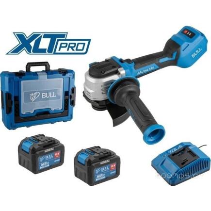 Угловая шлифмашина CSG 1812-1 SR XLTpro Xcase 1333998 (с 2-мя АКБ, кейс)