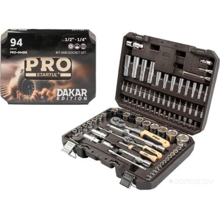 Набор головок и бит 94пр. 1/4",1/2" PRO STARTUL DAKAR (PRO-094DK)