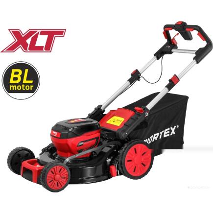 Газонокосилка аккумуляторная WORTEX CLM 4536-2 в кор. XLT SOLO БЕСЩЁТ.ДВИГ., CАМОХОД., 18В+18В