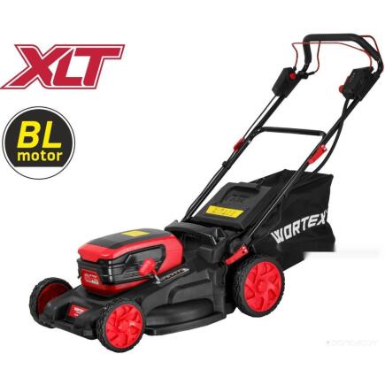 Газонокосилка аккум. WORTEX CLM 4536-4 в кор. XLT SOLO БЕСЩЁТ.ДВИГ., САМОХОД., 18В+18В