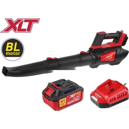 Аккум. воздуходувка WORTEX BB 1218-1 D XLT SET БЕСЩЁТ., 18В, 440-720 м.куб/ч, 92-152 км/ч